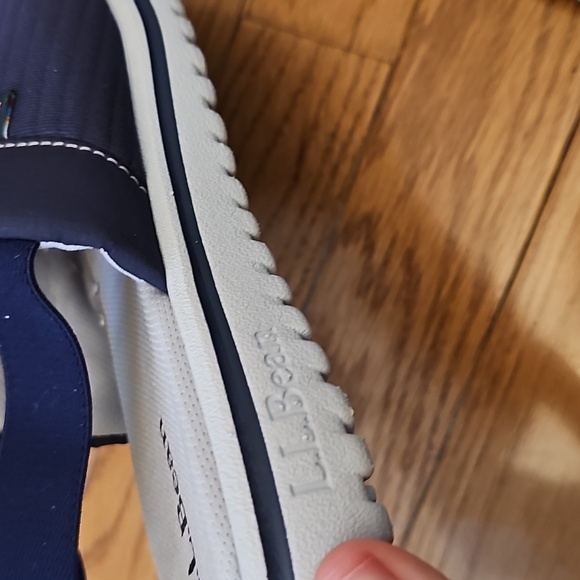 L.L.Bean Kids' Airlight Slippers in Navy Blue. - Picture 9 of 10